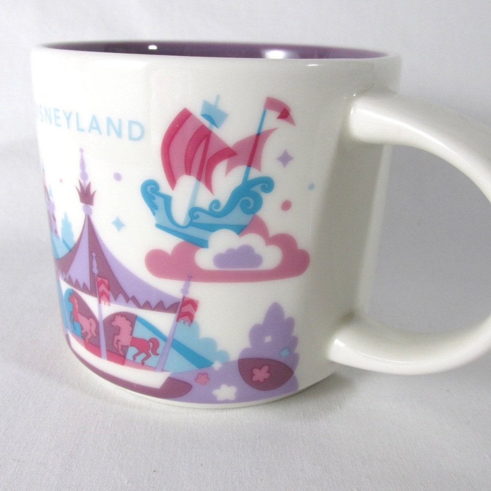 Starbucks Coffee Mug Disneyland Fantasyland You Are Here Collection Disney Parks - Picture 2 of 10